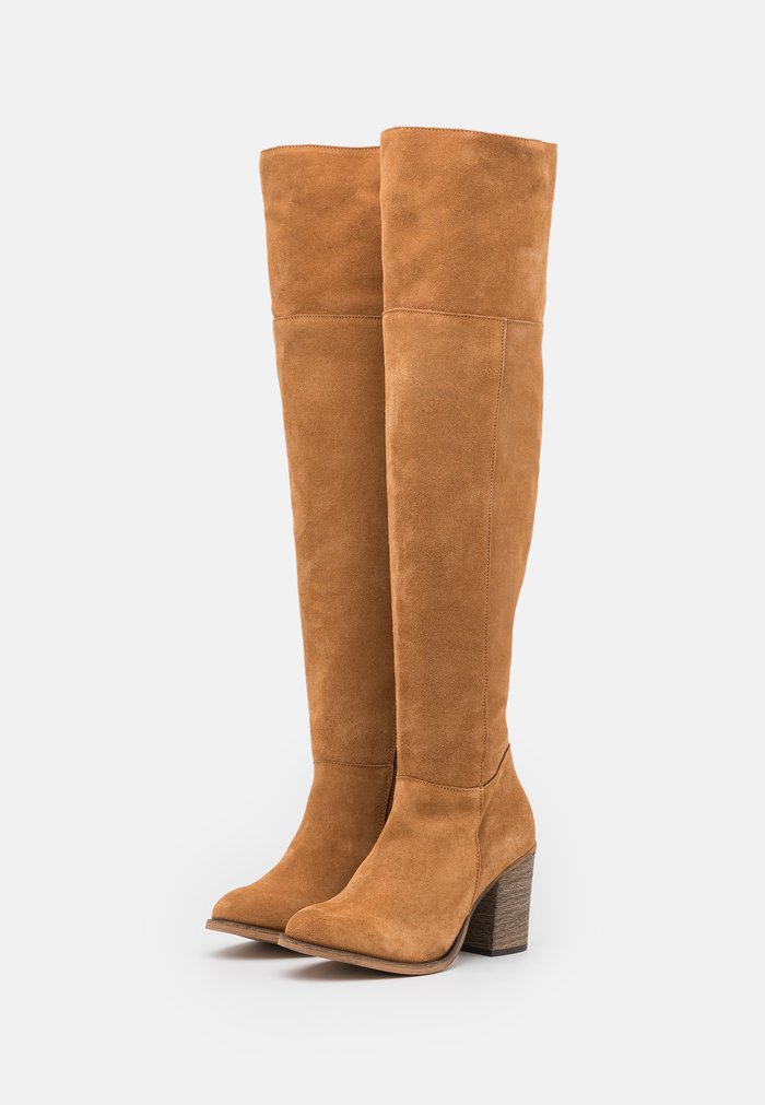 Bottes Anna Field Over the knee Marron Femme | HOV-9322050